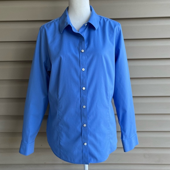 Talbots Tops - •Talbots• Ladies Non-Iron Button Down Blouse - Size 16